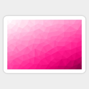 Hot pink Gradient Geometric Mesh Pattern Sticker